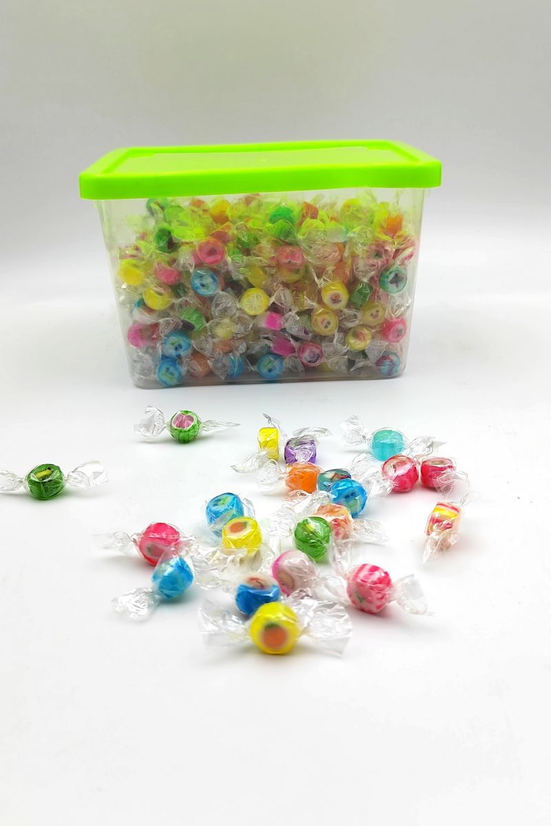 Colored hard candy